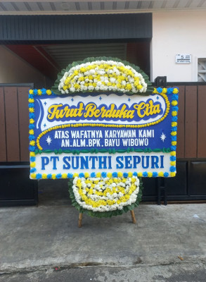 Papan Bunga Duka di Bumi Waras